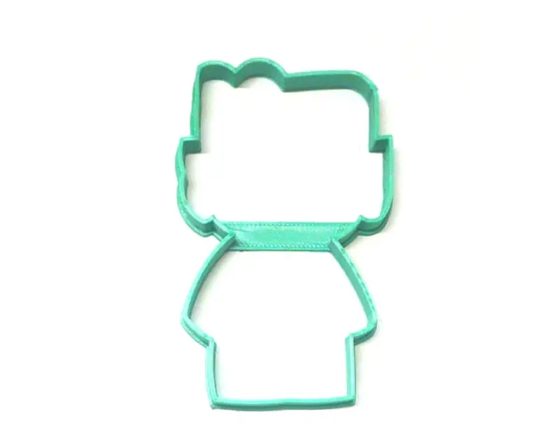 6-Piece Boy Frankenstein Monster Fondant Cutter Set – 1.75" Spooky Halloween Cupcake Topper Fd3093 1