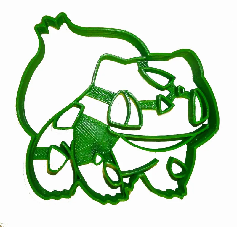 6-Piece Bulbasaur Pokémon Fondant Cutter Set For Gamer Or Anime-Themed Cupcakes – 1.75 Inch, Usa-Made (Model Fd867) 1