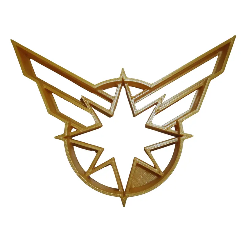 6-Piece Captain Marvel Fondant Cutters – Mcu Hero Cupcake Decoration Set, 1.75 Inch Fd846 1