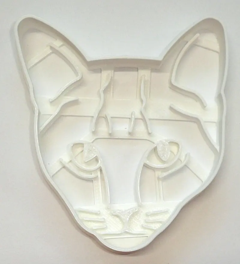 6-Piece Cat Face Fondant Cutter Set For Cupcake Toppers – 1.75" Detailed Design (Usa Made, Fd3855) 1