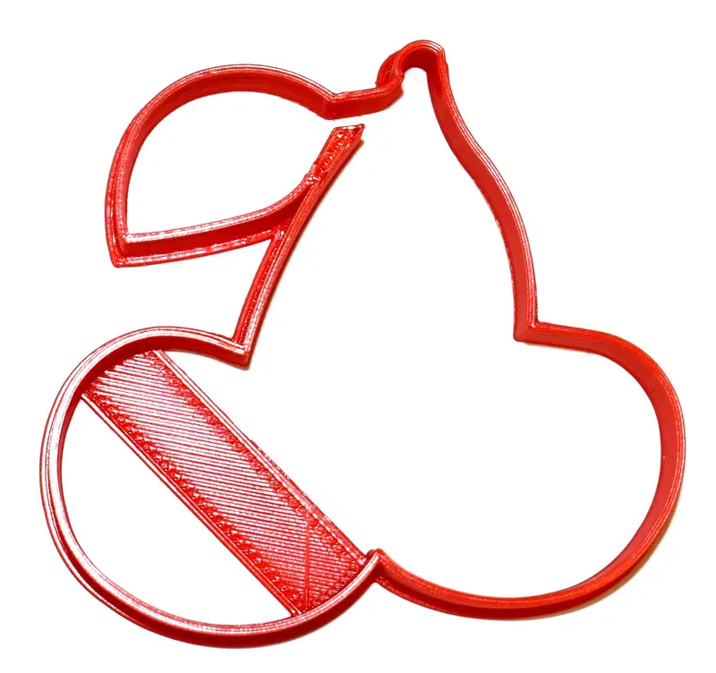 6-Piece Cherry Fondant Cutters – Fresh Fruit-Themed Cupcake Decor Set, 1.75 Inch Fd830 1