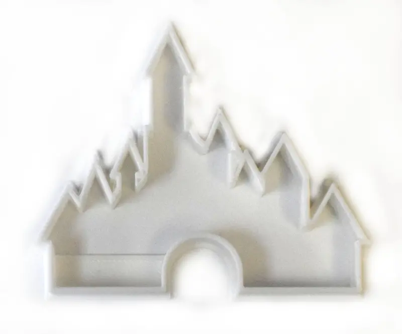 6-Piece Cinderella Castle Fondant Cutter Set – 1.75 Inch Disney-Themed Cupcake Topper 1