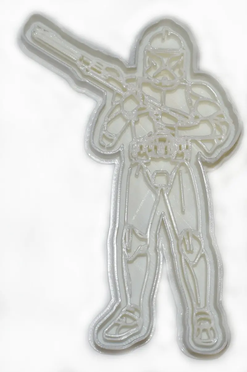 6-Piece Clone Trooper Star Wars Fondant Cutter Set – 1.75 Inch Galactic Cupcake Decor 1