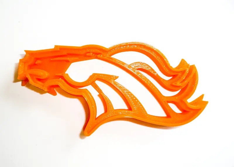 6-Piece Denver Broncos Team Logo Fondant Cutter Set For Cupcakes – 1.75" Usa-Made Food-Safe Tool (Fd953) 1