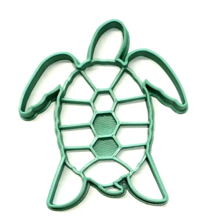 6-Piece Detailed Sea Turtle Fondant Cutter Set – Ocean-Inspired Cupcake Toppers, 1.75", Usa-Made Fd4458 1