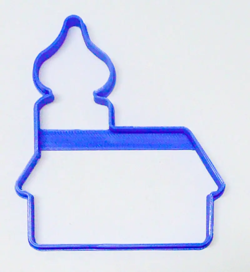 6-Piece Dome-Steeple House Fondant Cutter Set – 1.75" Architectural Cupcake Decoration Fd3081 1