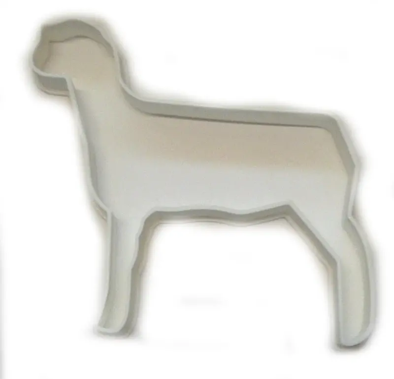 6-Piece Farm-Style Sheep Fondant Cutter Kit – 1.75 Inch Livestock-Themed Dessert Embellishment (Usa Made, Fd2433) 1