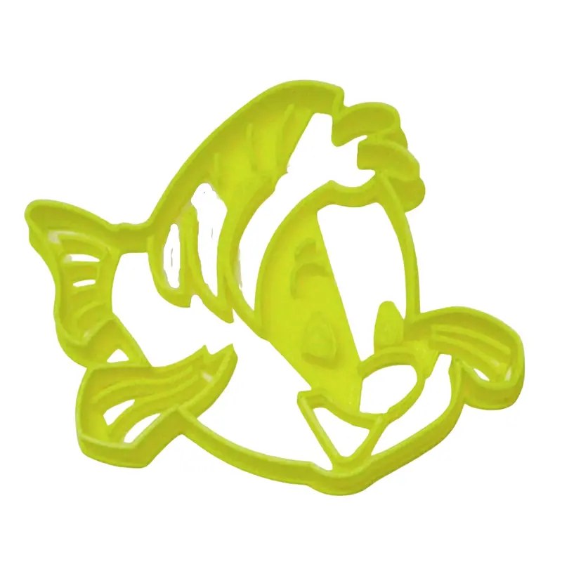6-Piece Flounder Fondant Cutter Set – 1.75" Little Mermaid Sea Creature Cupcake Decor, Usa-Made Fd2925 1