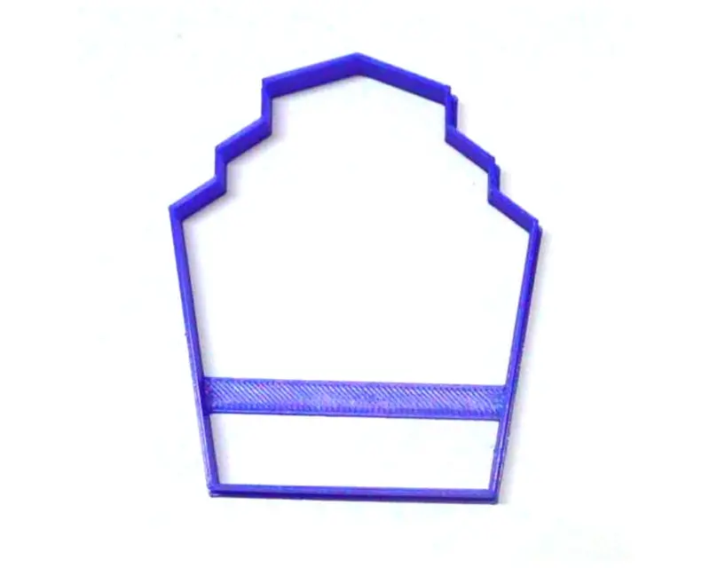 6-Piece Gatsby Frame Fondant Cutter Set – Art Deco-Inspired Cupcake Topper, 1.75 Inch 1