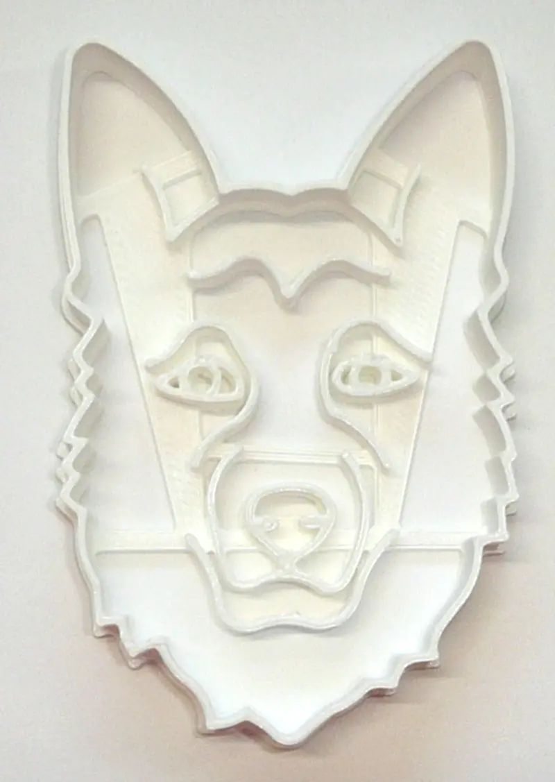 6-Piece German Shepherd Fondant Cutter Set – 1.75" Cupcake Topper (Usa Made, Fd3853) 1