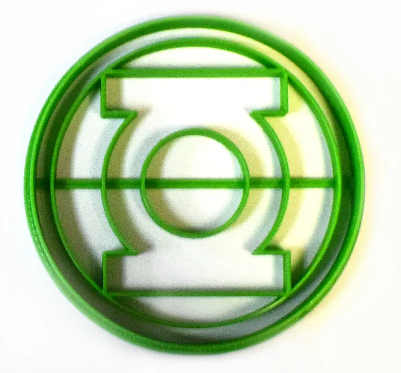 6-Piece Green Lantern Fondant Cutter Set – 1.75" Superhero Cupcake Topper, Usa-Made Fd491 1