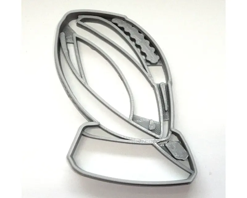 6-Piece Lamar Hunt Trophy Football Fondant Cutter Set – 1.75" Sports-Themed Cupcake Topper, Usa-Made Fd3540 1