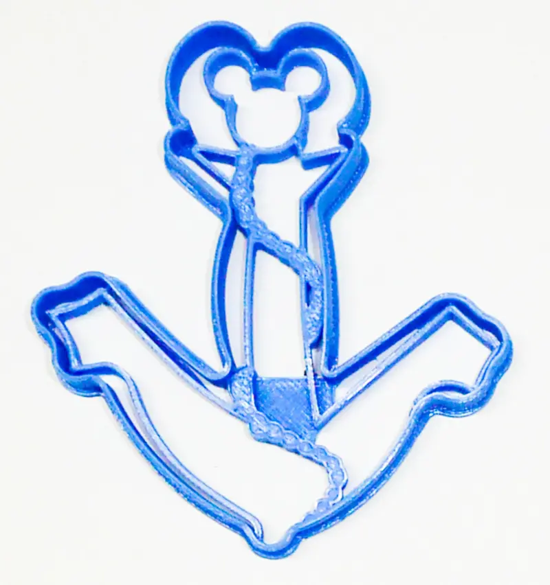 6-Piece Mickey Mouse Anchor-Shaped Fondant Cutter Set – 1.75" Cupcake Topper Tool, Usa-Made – Fd3308 1