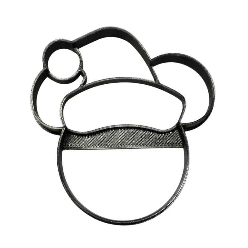 6-Piece Mickey Mouse Santa Fondant Cutter Set – 1.75" Cupcake Topper (Usa Made, Fd4593) 1
