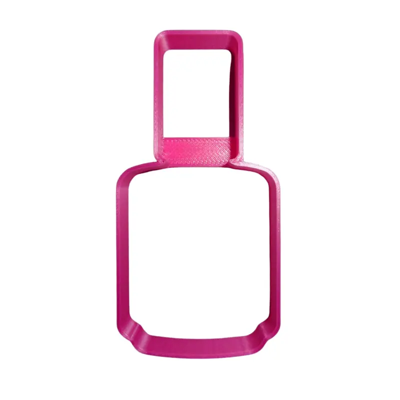 6-Piece Nail Polish Bottle Fondant Cutter Set – 1.75" Glamour-Themed Cupcake Topper, Food-Grade Fd2930 1