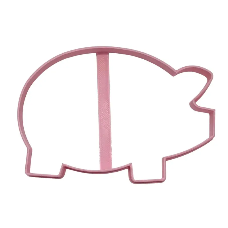 6-Piece Pig Farm Animal Fondant Cutter Set – 1.75" Cupcake Topper (Usa Made, Fd4590) 1
