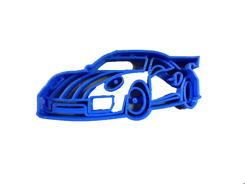 6-Piece Racing Sports Car Fondant Cutter Set – 1.75 Inch, Dynamic Cake Decoration Tool 1