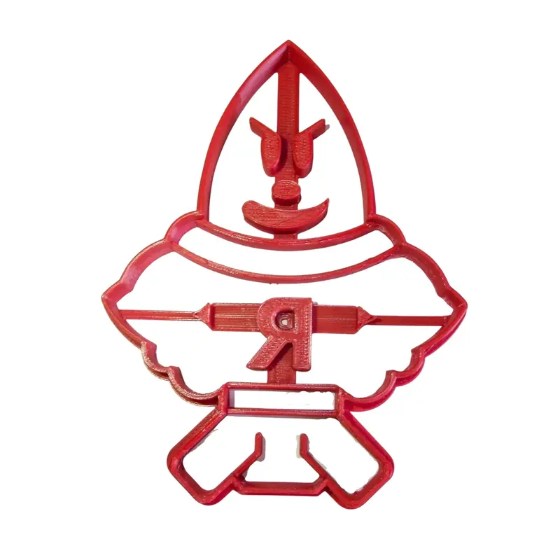 6-Piece Rchs Bombers School Spirit Fondant Cutter Set – 1.75 Inch, Custom Cupcake Decor 1
