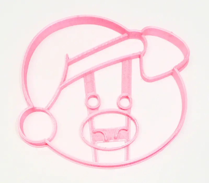 6-Piece Santa Pig With Hat Fondant Cutter Set – 1.75 Inch Whimsical Holiday Cupcake Topper (Usa Made, Fd2294) 1