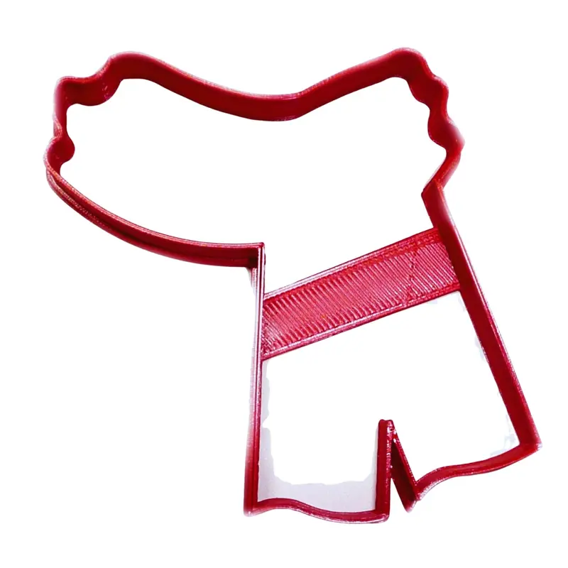 6-Piece Scarf-Shaped Fondant Cutter Set – 1.75 Inch Fashion-Inspired Cupcake Topper (Usa Made, Fd2502) 1