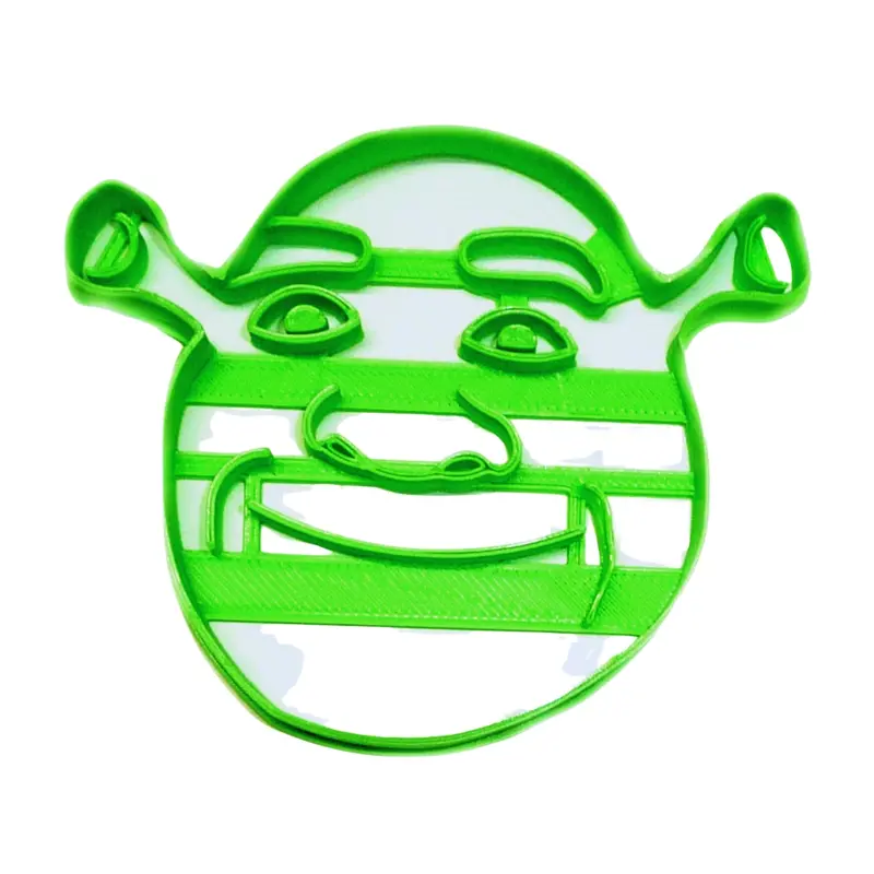 6-Piece Shrek Face Fondant Cutter Set – 1.75 Inch Character Cupcake Topper For Cakes & Cookies (Usa Made, Fd2529) 1