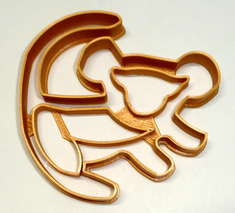 6-Piece Simba Cave Painting Lion King Fondant Cutters – 1.75 Inch Animated Film Cupcake Decor, Fd2891 1