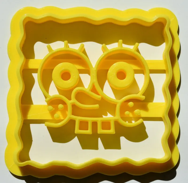 6-Piece Spongebob Squarepants Fondant Cutter Set – 1.75 Inch, Nickelodeon-Themed Cake Tool 1