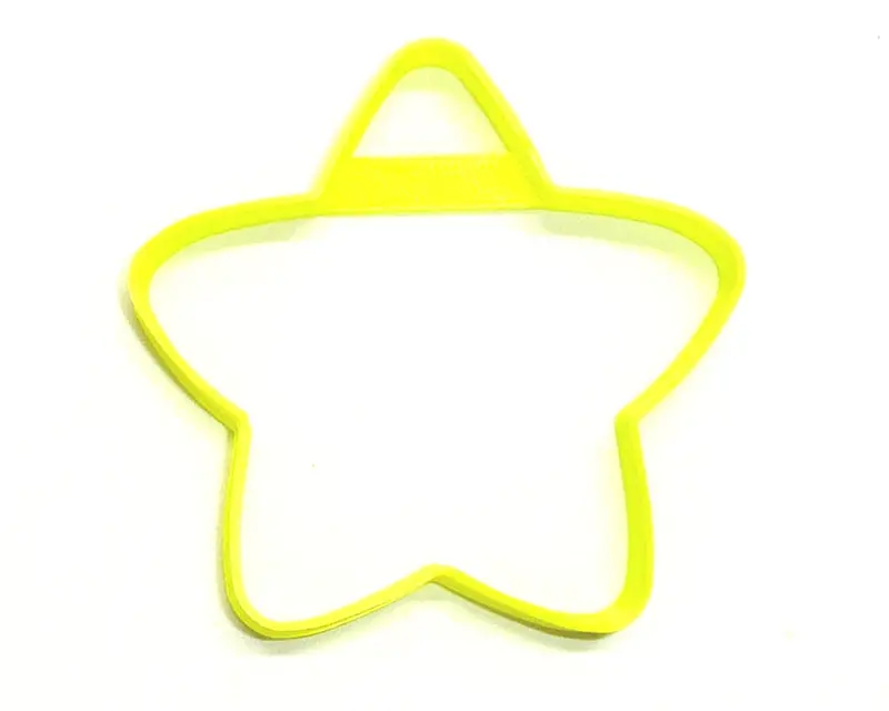 6-Piece Star-Shaped Fondant Cutter Set – 1.75" Rounded-Corner Star Outline For Cupcakes 1