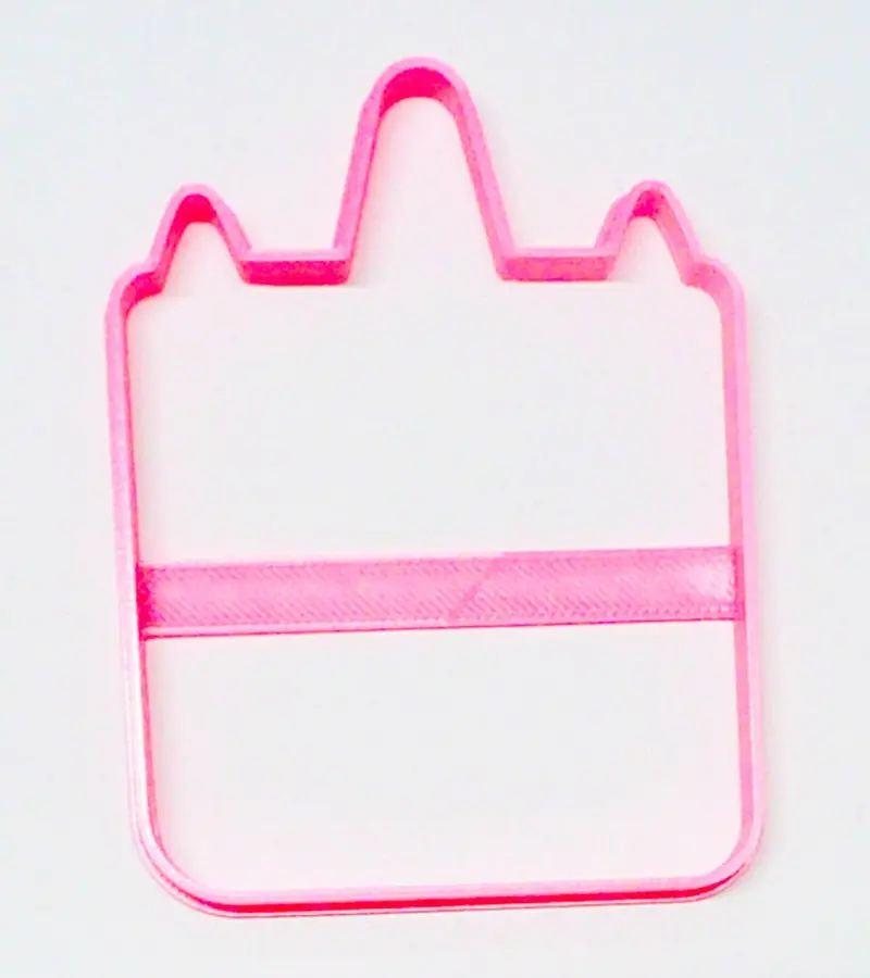 6-Piece Unicorn Gift Box Fondant Cutter Set – Whimsical Cupcake Topper, 1.75 Inch Outline 1