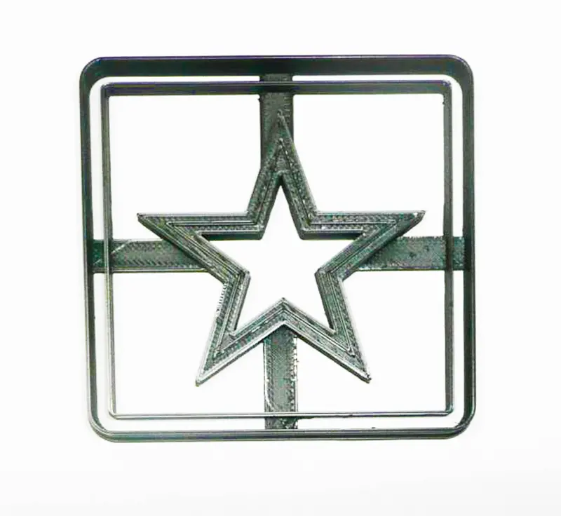 6-Piece Us Army Fondant Cookie Cutter Set – Bold Military Outline For Cupcakes & Treats (Fd3418) 1