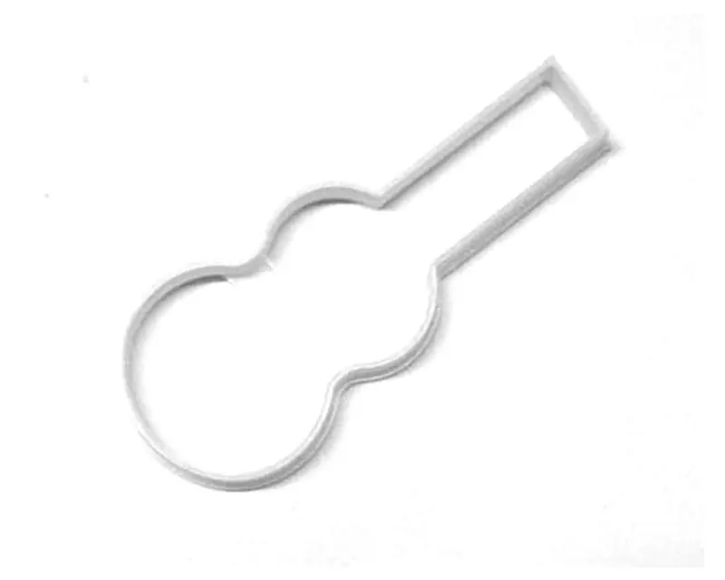 6-Piece Violin Outline Fondant Cutter Set – Musical Instrument Cupcake Topper, 1.75 Inch 1