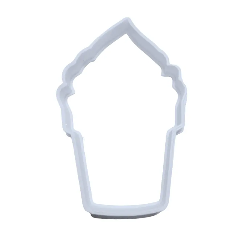 6X Ice Cream Cone Fondant Cutter Cupcake Topper 1.75 In Usa Fd267 1