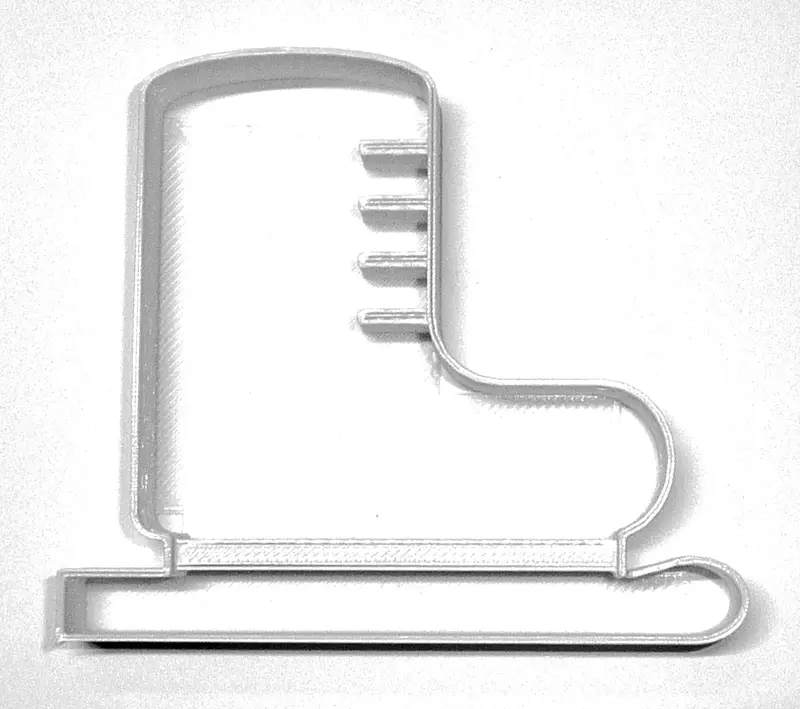 6X Ice Skate Fondant Cutter Cupcake Topper 1.75 In Usa Fd2040 1