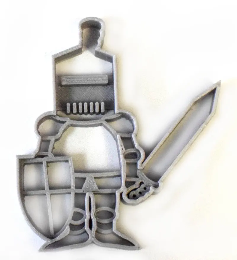 6X Knight Body Fondant Cutter Cupcake Topper 1.75 In Usa Fd776 1