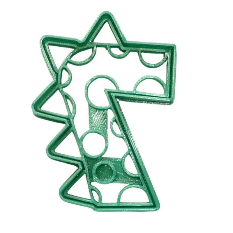 6X Number 7 Dinosaur Fondant Cutters – 1.75" Cupcake Decoration Pack, Usa-Made Fd4837 1