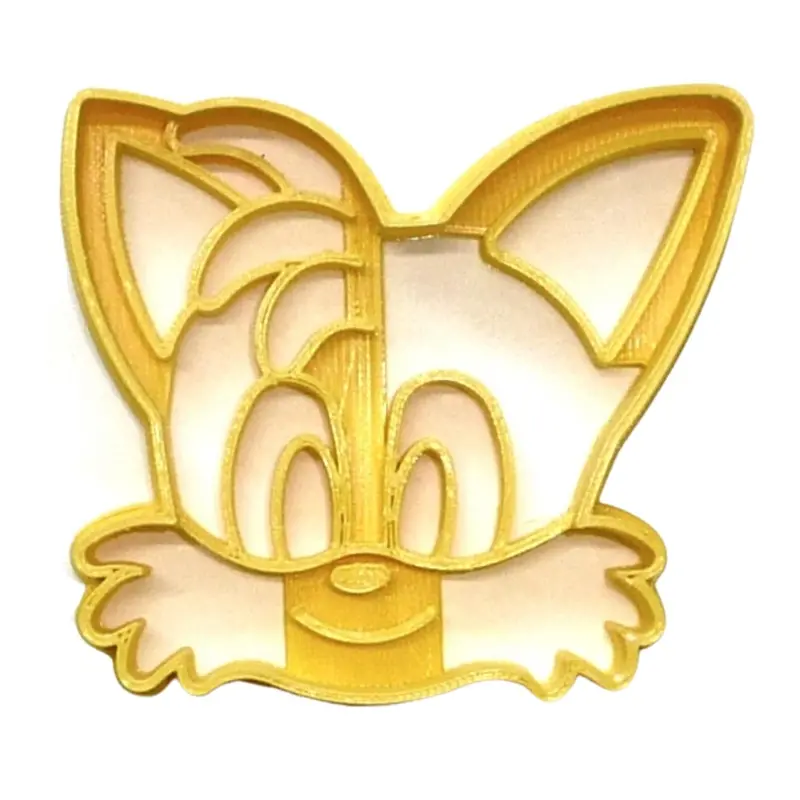 6X Tails-Themed Fondant Cutters – 1.75" Sonic Hedgehog Cupcake Topper Pack, Usa-Crafted Fd4853 1