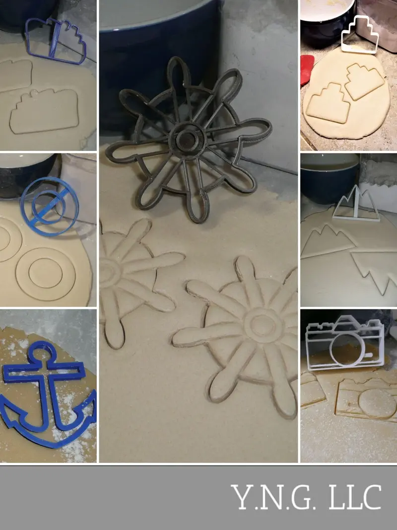 Alaska-Themed Cruise Ship Cookie Cutter Set – 7-Piece Vacation Baking Kit 1