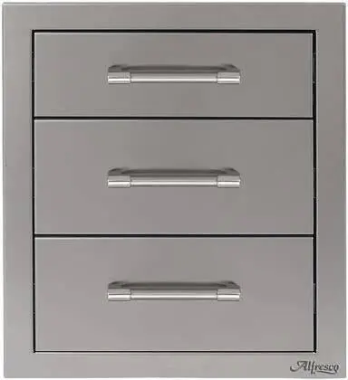 Alfresco 17-Inch Three-Tier Soft-Close Storage Drawers – Compact Organization (Axe-3Dr-Sc) 1