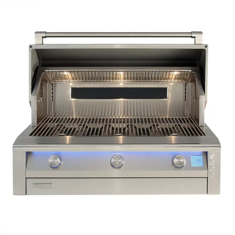 Alfresco Aipg 36-Inch 3-Burner Built-In Grill – Natural Gas Or Propane Ready 1