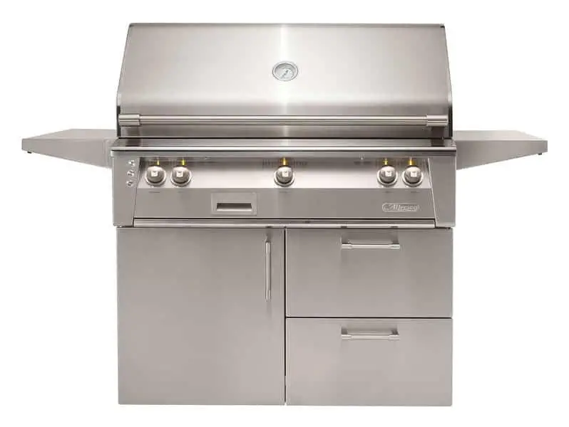 Alfresco Alxe-42Cd 42-Inch Standard Gas Grill With Deluxe Cart 1