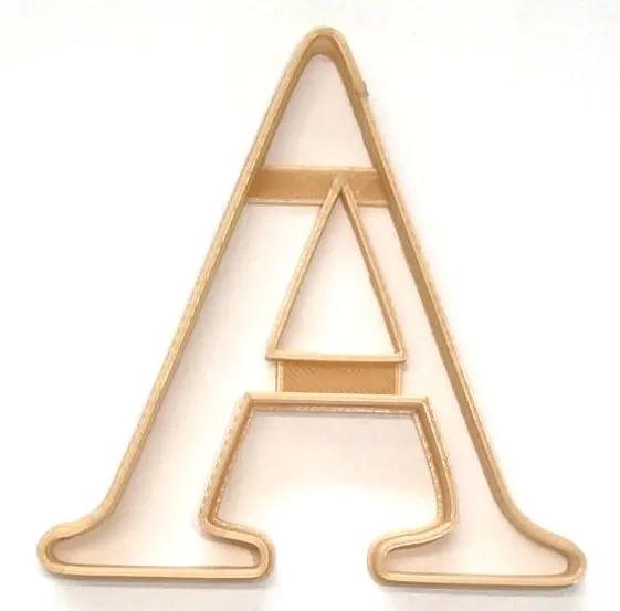 Alpha Greek Letter Fondant Cutter – 6-Count 1.75" Cupcake Topper Kit 1