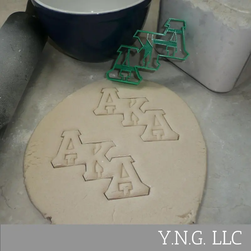 Alpha Kappa Alpha Letter Cookie Cutter – Historic Sorority Baking Shape, Usa-Crafted Pr3502 1