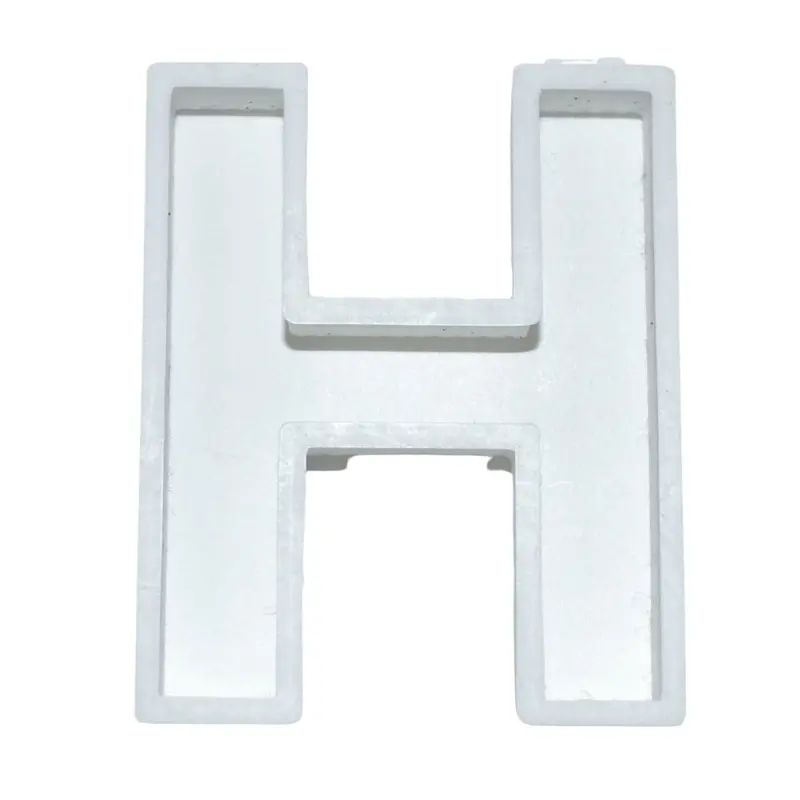 Alphabet Letter H Fondant Cutter – 6 Balanced Cupcake Toppers, 1.75" Size, Usa-Crafted Fd107H 1