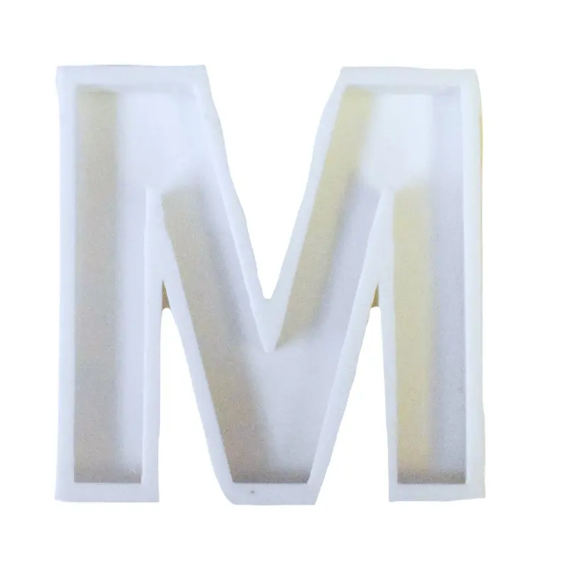 Alphabet Letter M Fondant Cutter – 6 Mountain-Shape Cupcake Toppers, 1.75" Size, Usa-Made Fd107M 1