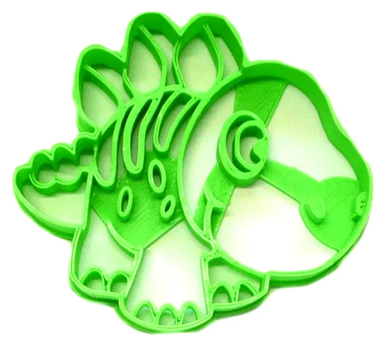 Alternate Stegosaurus Dino Fondant Cutters – 6-Piece 1.75" Baking Decoration Kit 1