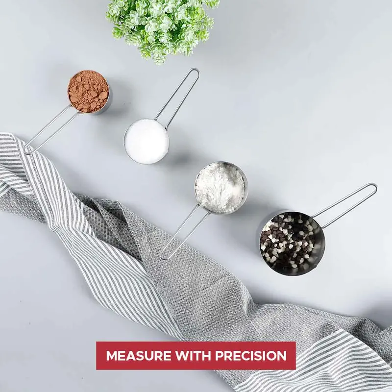 Ambrosia Stainless Steel Measuring Cups (4-Piece Set) 1