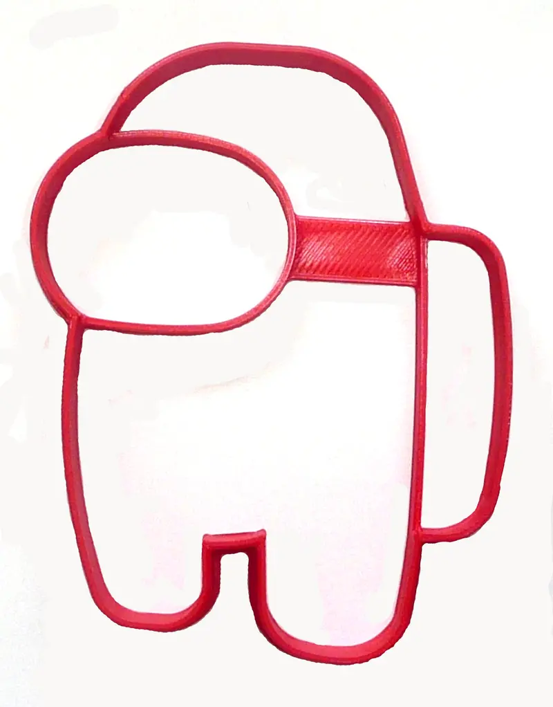 Among Us Standing Character Cutters – 6-Piece Fondant Topper Set, 1.75" 1