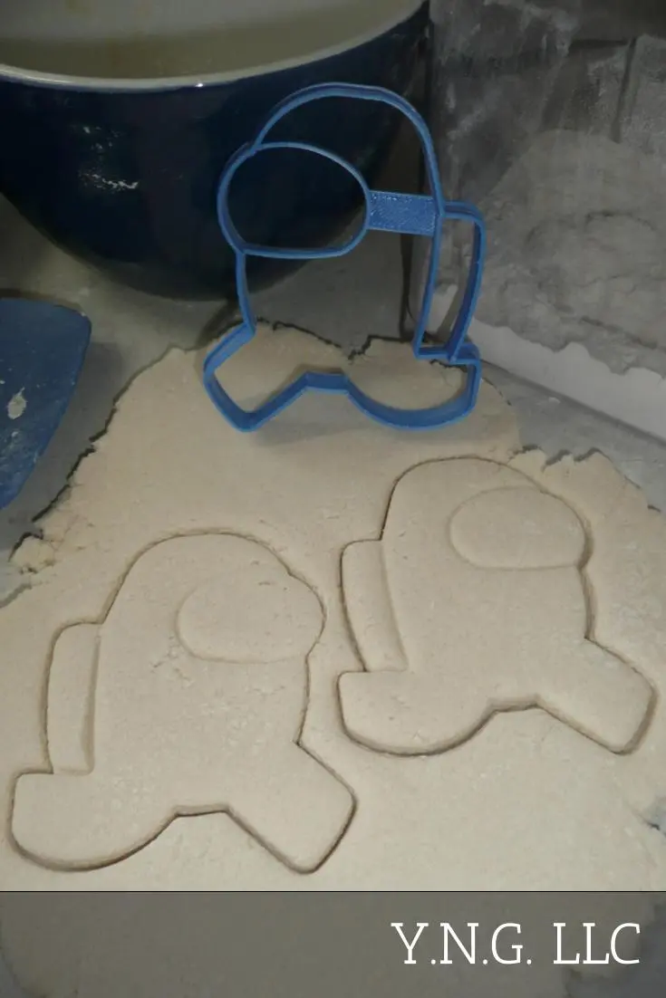 Among Us Walking Character Cookie Cutter – Animated Game-Inspired Baking Shape, Usa-Made 1