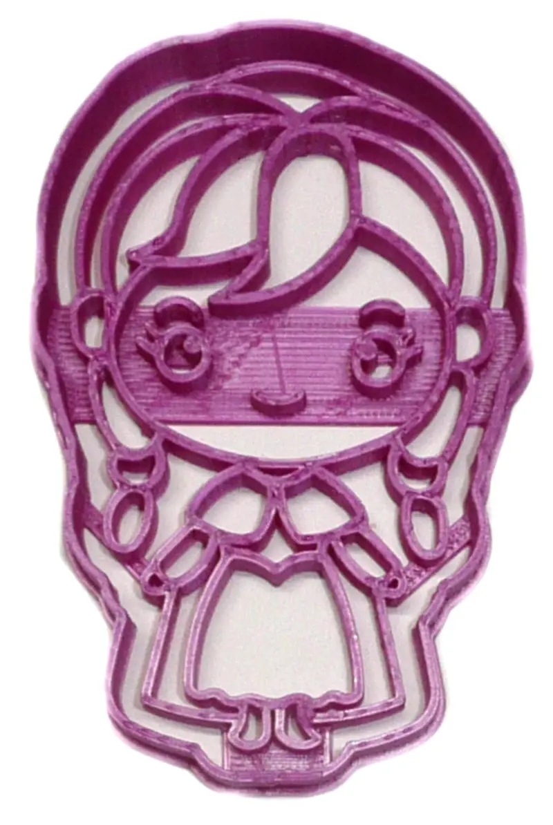Anna From Frozen Fondant Cutters – 6-Pack 1.75" Animated Character Cupcake Decorators, Usa-Made (Fd2648) 1