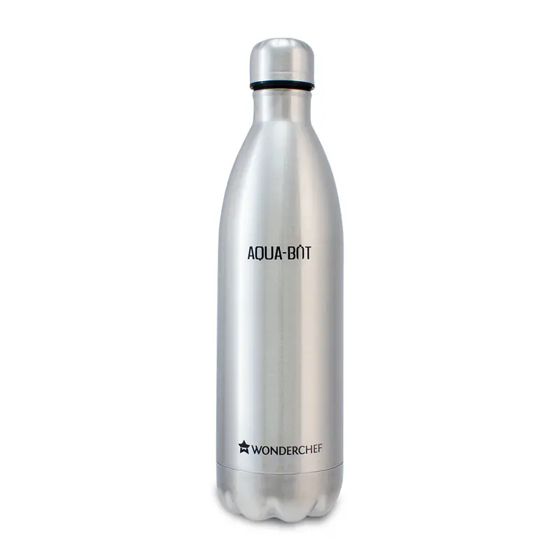 Aqua-Bot 750Ml Thermal Flask – Leak-Proof Double-Wall Insulation, Silver Finish 1